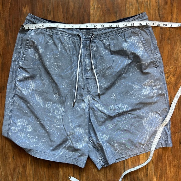 Cremieux Adjustable Men’s Light Grey Swim Shorts Size Large - Picture 10 of 11